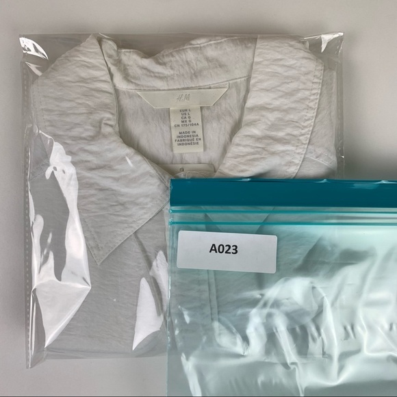 H&m Sleeveless White  Collared Blouse - Picture 9 of 9